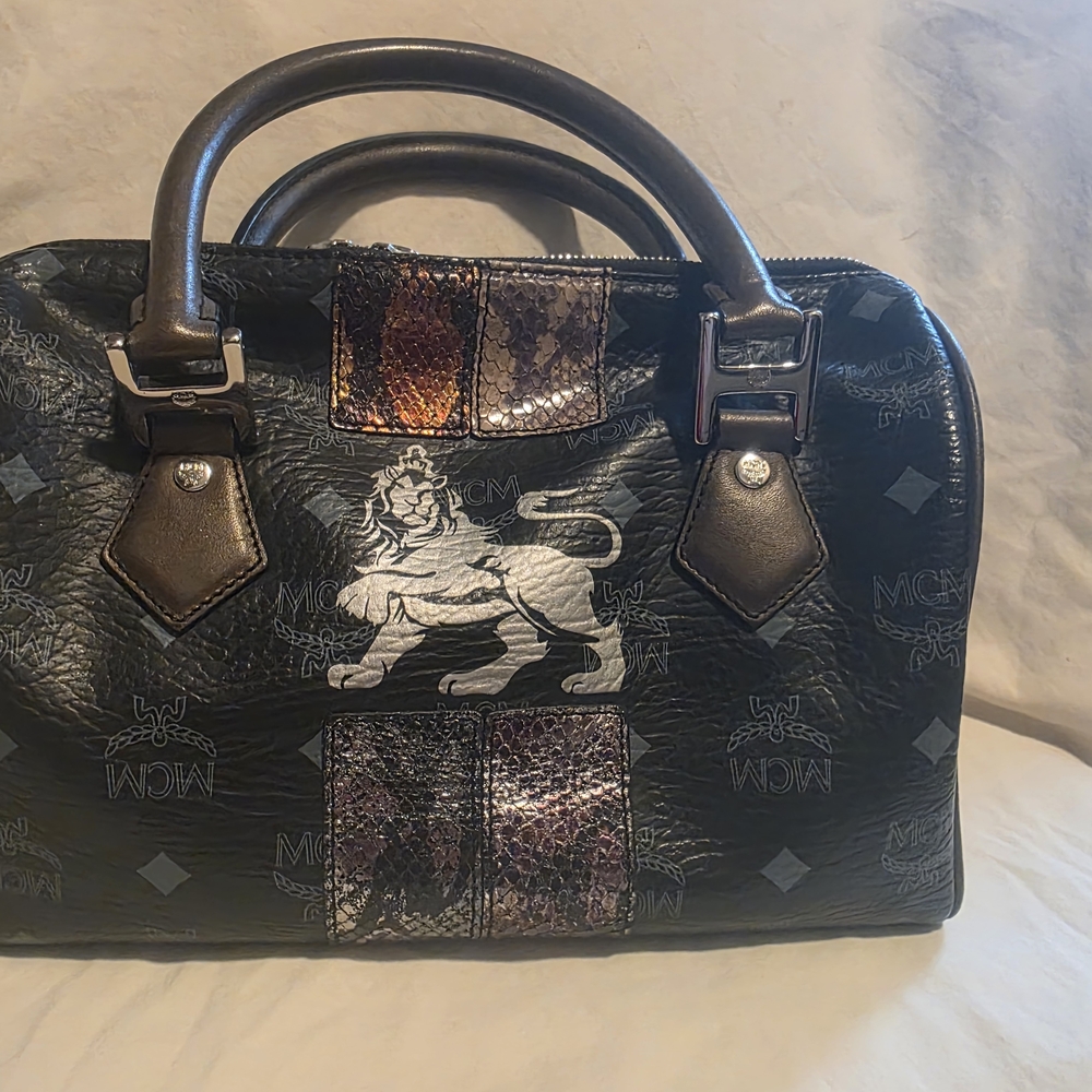 MCM Black and Brown Bag